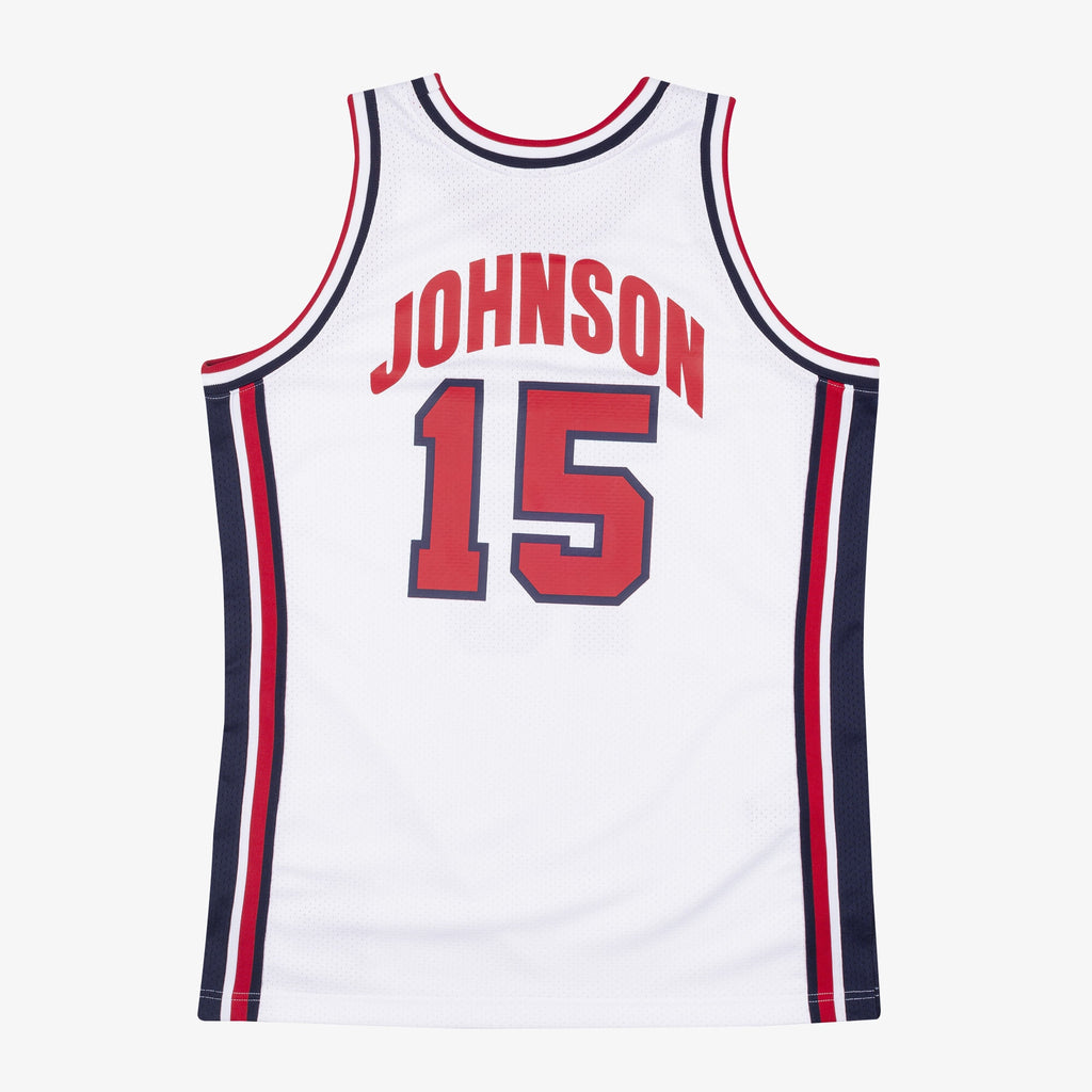 USA Basketball Authentic Jersey Magic Johnson 1992