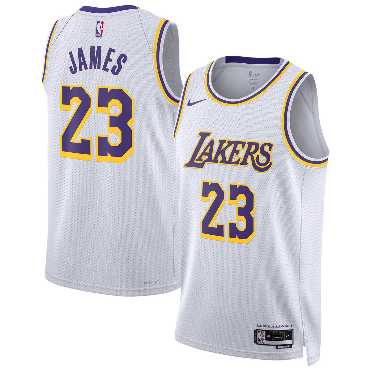 Los Angeles Lakers Association Swingman Jersey - Lebron James - Unisex