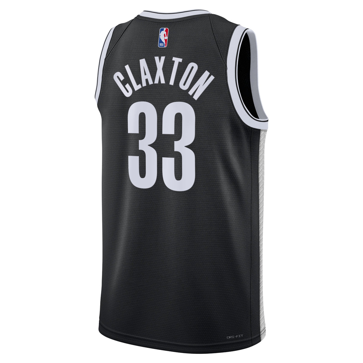 Brooklyn Nets Icon Edition Swingman Jersey - Black - Nic Claxton - Unisex