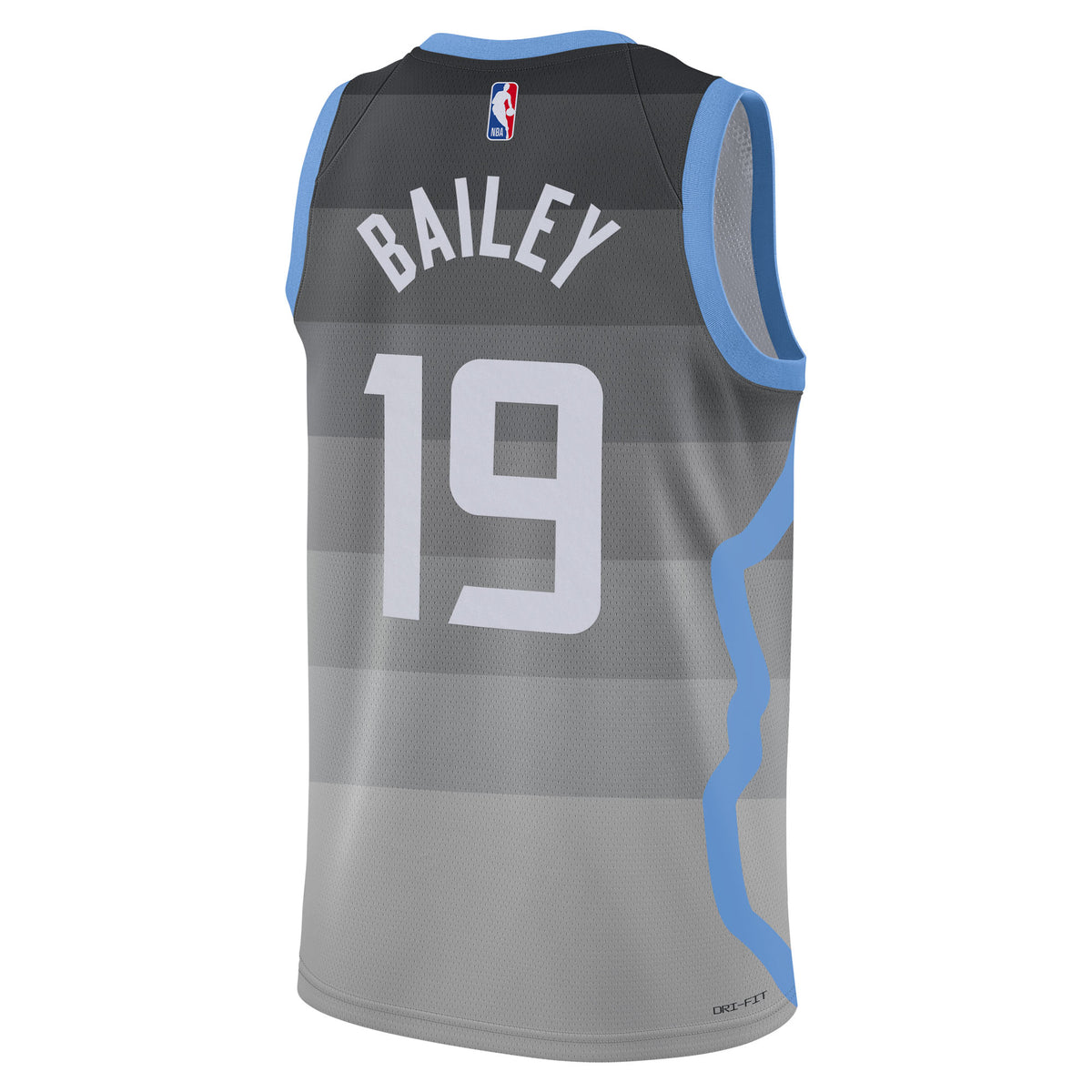 Utah Jazz 2025/26 City Edition Swingman Jersey - Gray - Ace Bailey - Unisex