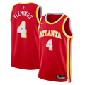 Atlanta Hawks Icon Swingman Jersey - Red - Kingston Flemings - Unisex