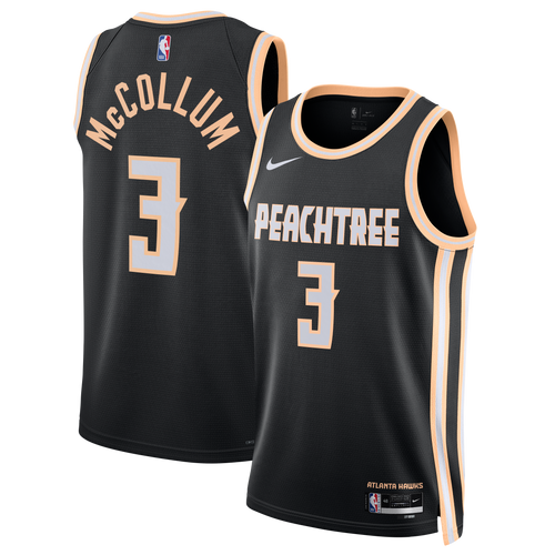 Atlanta Hawks 2025/26 City Edition Swingman Jersey - Black - CJ McCollum - Unisex