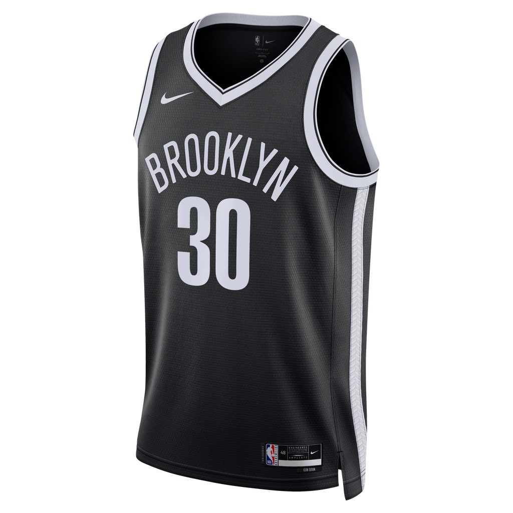 Brooklyn Nets Icon Swingman Jersey - Black - Julius Randle - Unisex