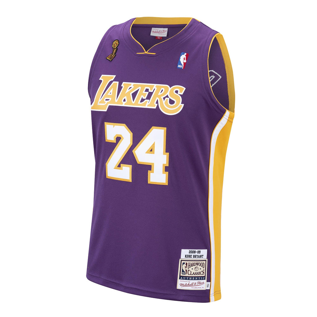 Los Angeles Lakers Kobe Bryant 2008 Road Authentic Jersey - Purple - Mens