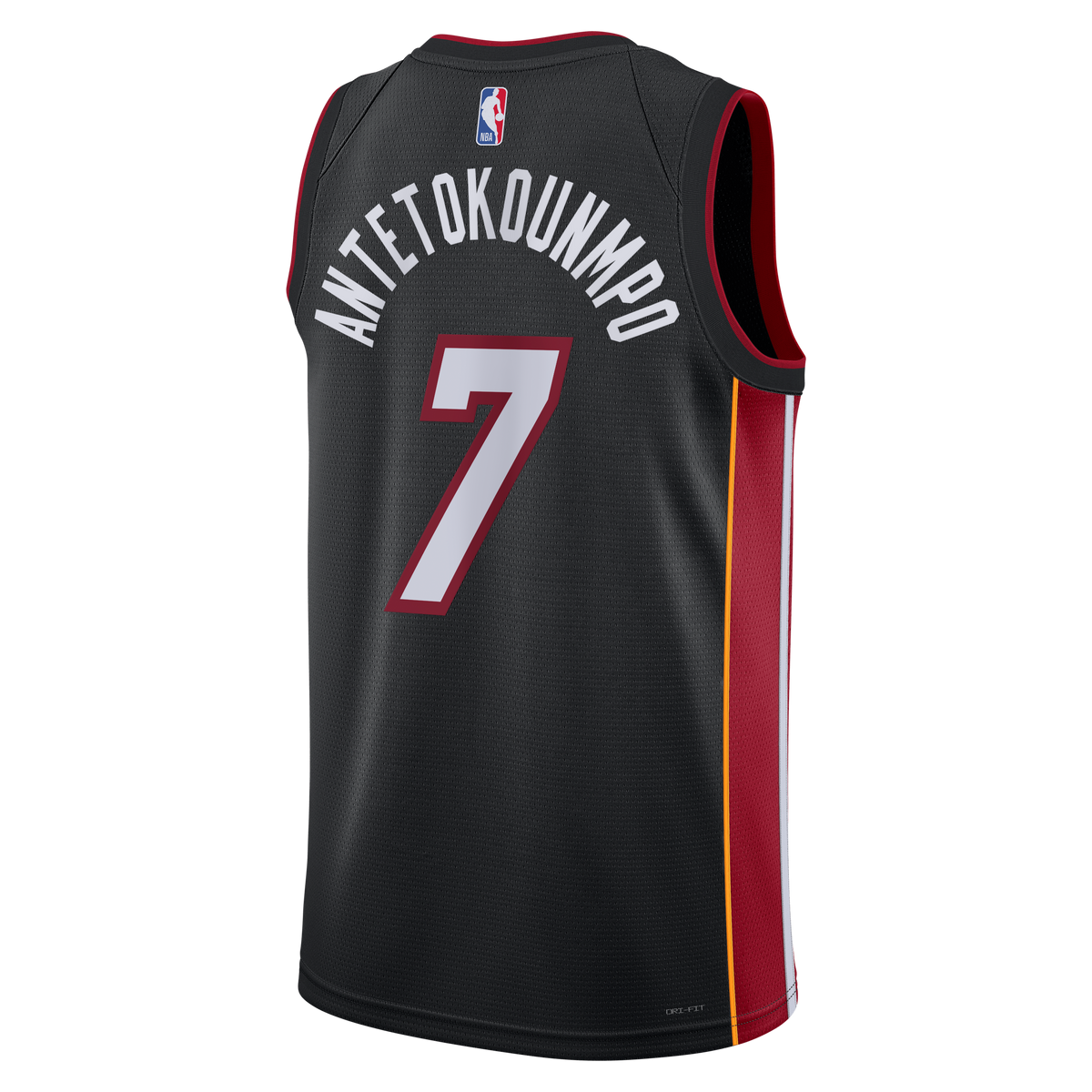 Miami Heat Icon Edition Swingman Jersey - Black - Giannis Antetokounmpo - Unisex