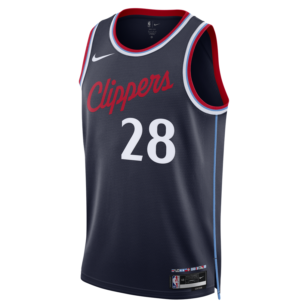 Los Angeles Clippers Replica Icon Edition Swingman Jersey - Navy - Rui Hachimura - Unisex