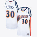 Golden State Warriors 2009 Steph Curry Hardwood Classics Home Swingman Jersey - White - Mens