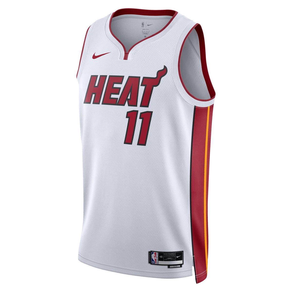Miami Heat Association Edition Swingman Jersey - White - Jaime Jaquez Jr. - Unisex
