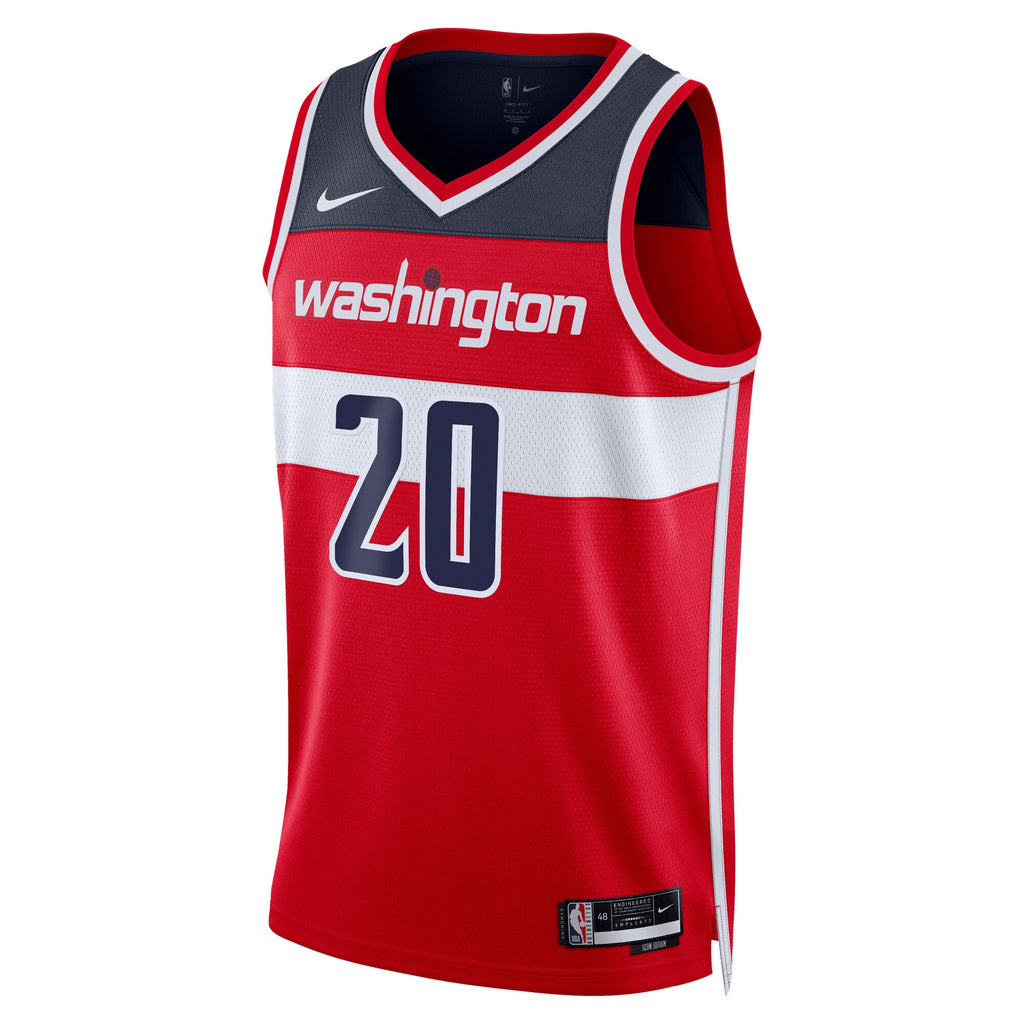 Washington Wizards Icon Swingman Jersey - Red - Alexandre Sarr - Unisex