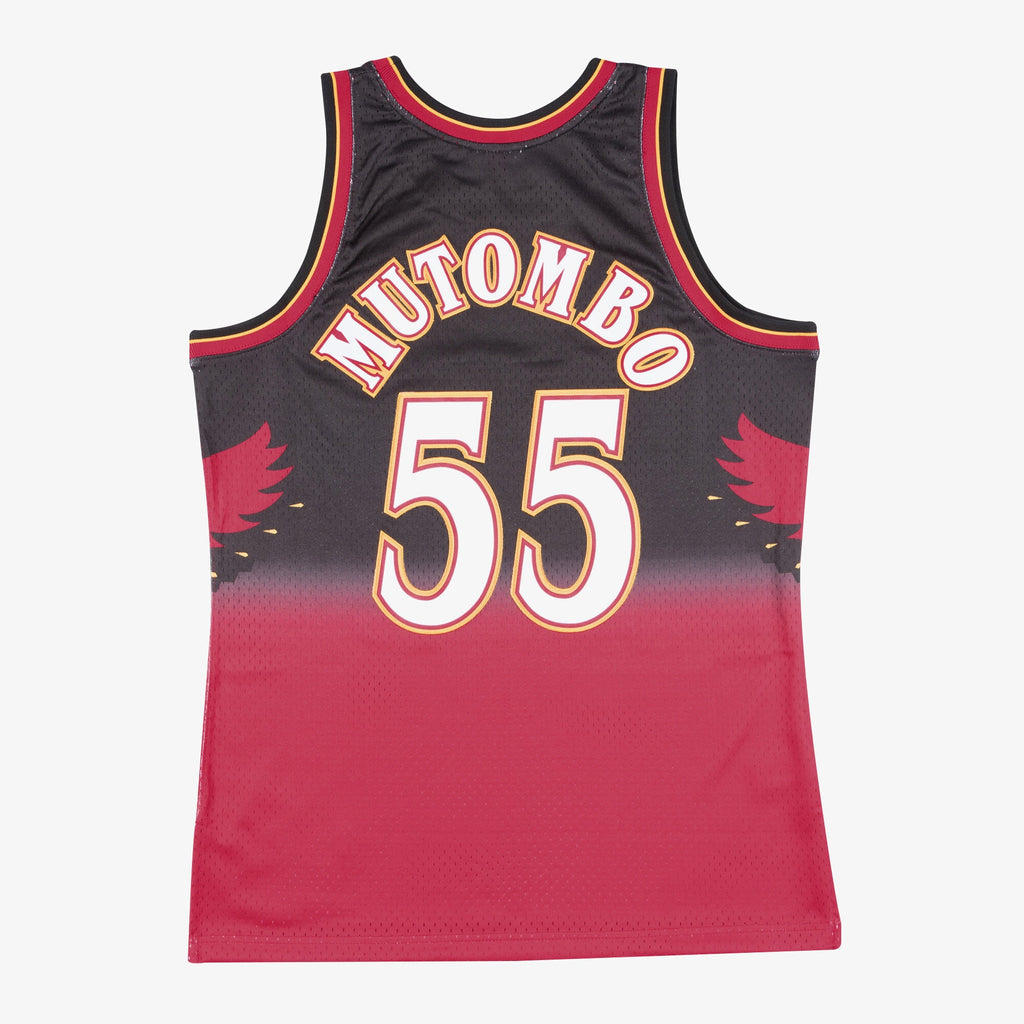 Atlanta Hawks Swingman Jersey Dikembe Mutombo 1996-97