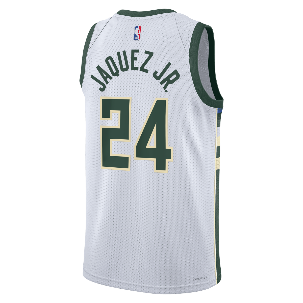 Milwaukee Bucks Association Edition Swingman Jersey - White - Jaime Jaquez Jr. - Unisex