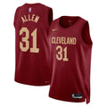 Cleveland Cavaliers Icon Edition Swingman Jersey - Maroon - Jarrett Allen - Unisex