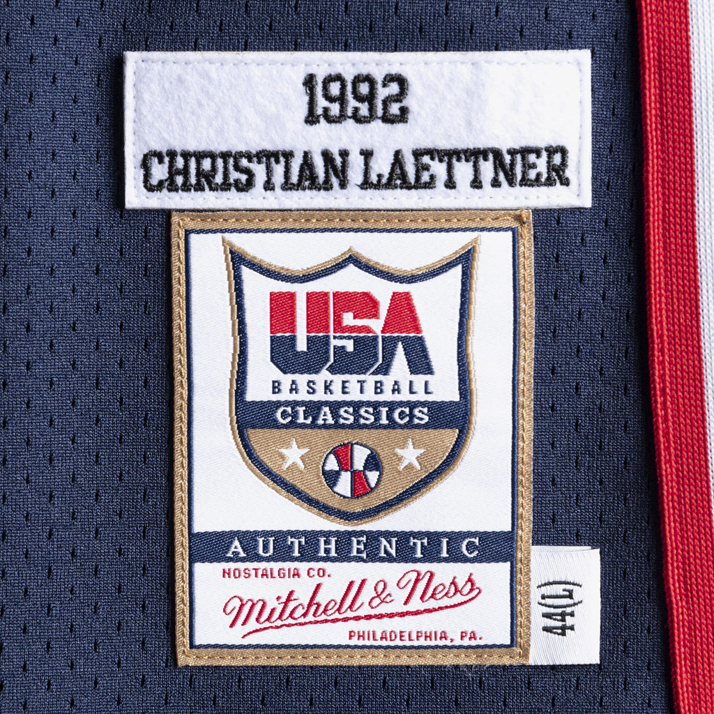 USA Basketball Authentic Jersey Christian Laettner 1992