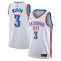 Oklahoma City Thunder Association Edition Swingman Jersey - White - Jared McCain - Unisex