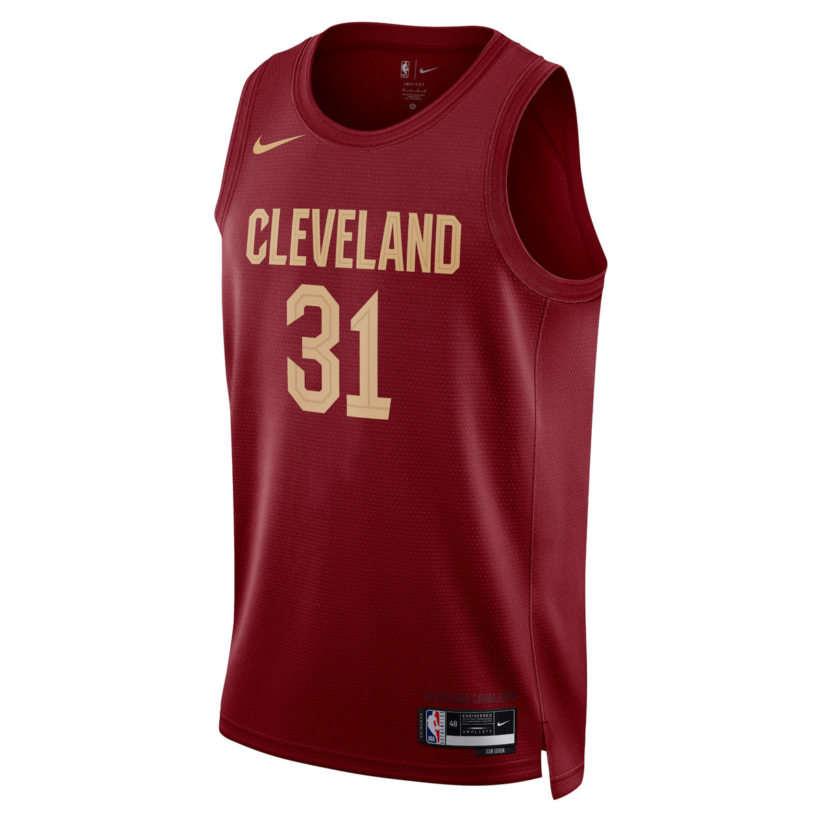 Cleveland Cavaliers Icon Edition Swingman Jersey - Maroon - Jarrett Allen - Unisex