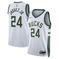 Milwaukee Bucks Association Edition Swingman Jersey - White - Jaime Jaquez Jr. - Unisex