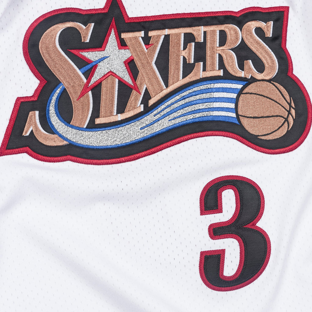 Philadelphia 76ers Allen Iverson 1997 Authentic Jersey - White