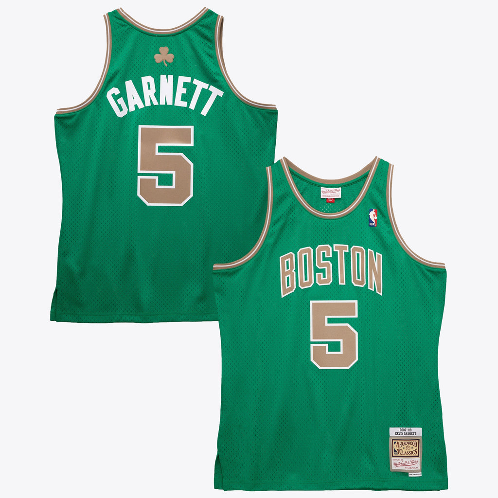 Boston Celtics Kevin Garnett 2007 Swingman Authentic Jersey - Kelly Green