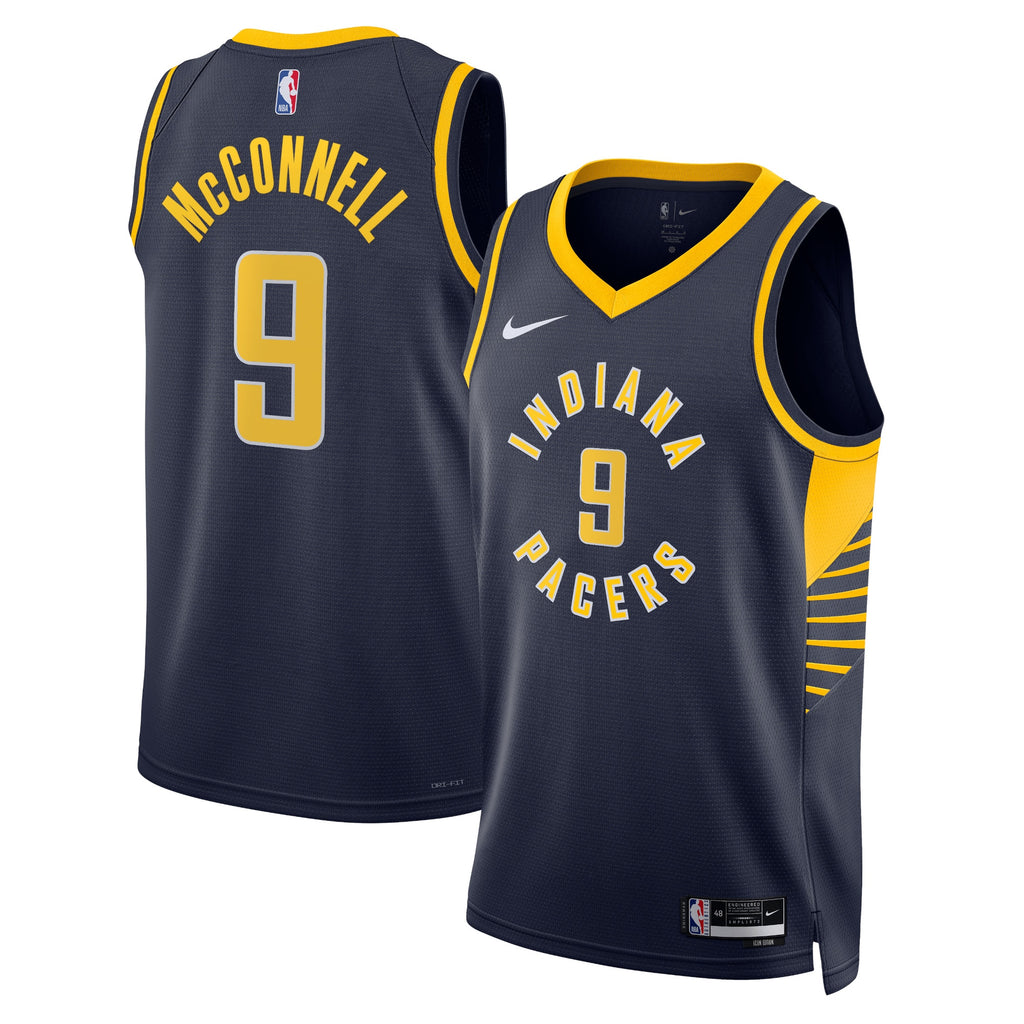 Indiana Pacers Icon Edition Swingman Jersey - Navy - T.J. McConnell - Unisex