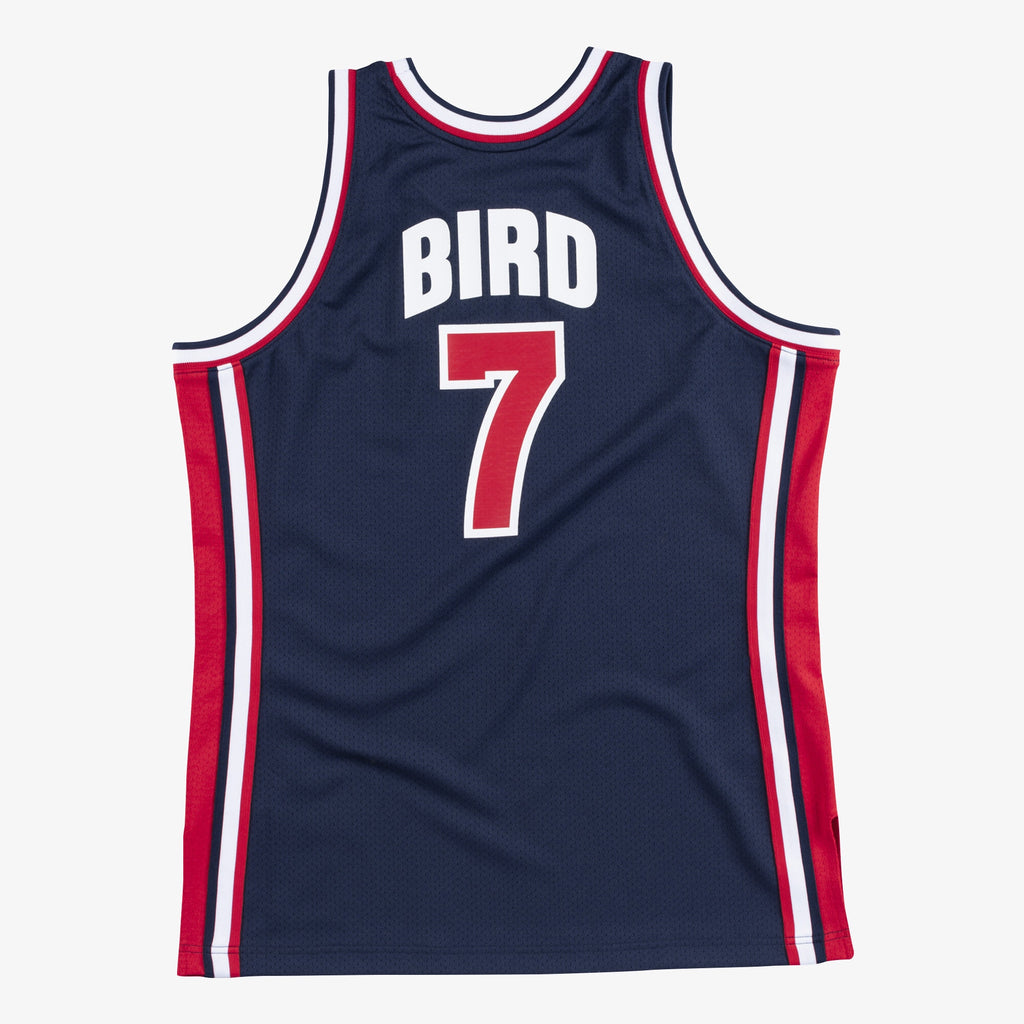 USA Basketball Authentic Jersey Larry Bird 1992 Navy