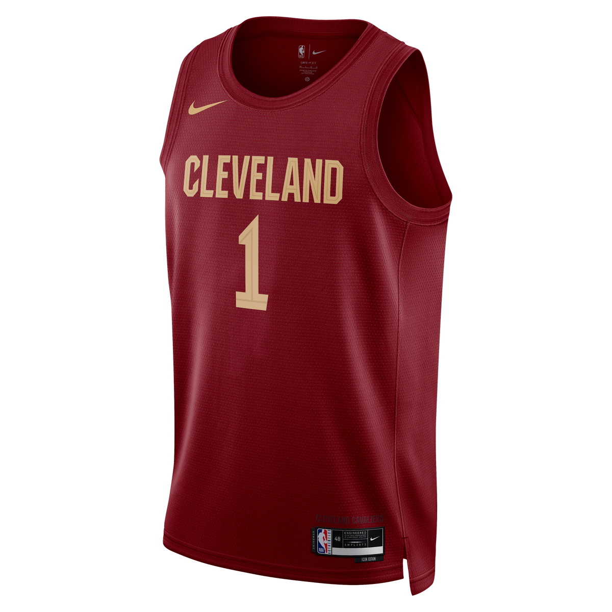 Cleveland Cavaliers Icon Edition Swingman Jersey - Wine - James Harden - Unisex