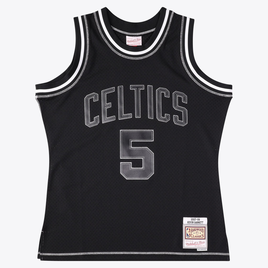 Boston Celtics Kevin Garnett 2007 Contrast 2K Swingman Jersey - Black