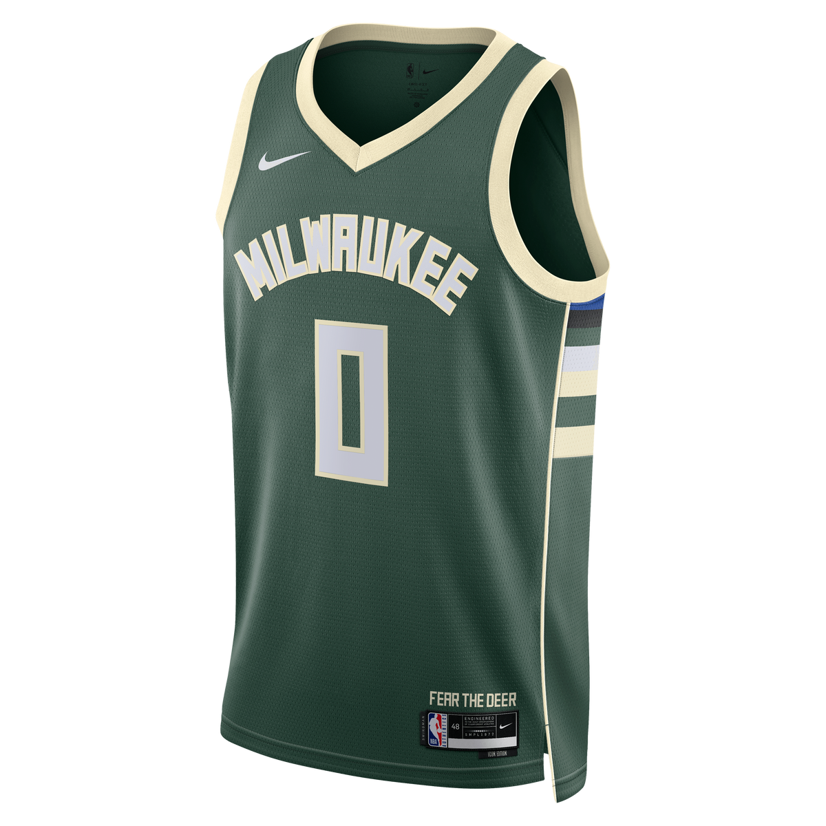 Milwaukee Bucks Icon Swingman Jersey - Green - Brayden Burries - Unisex