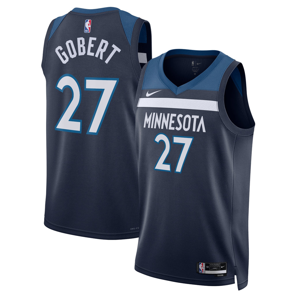 Minnesota Timberwolves Icon Edition Swingman Jersey - Navy - Rudy Gobert - Unisex