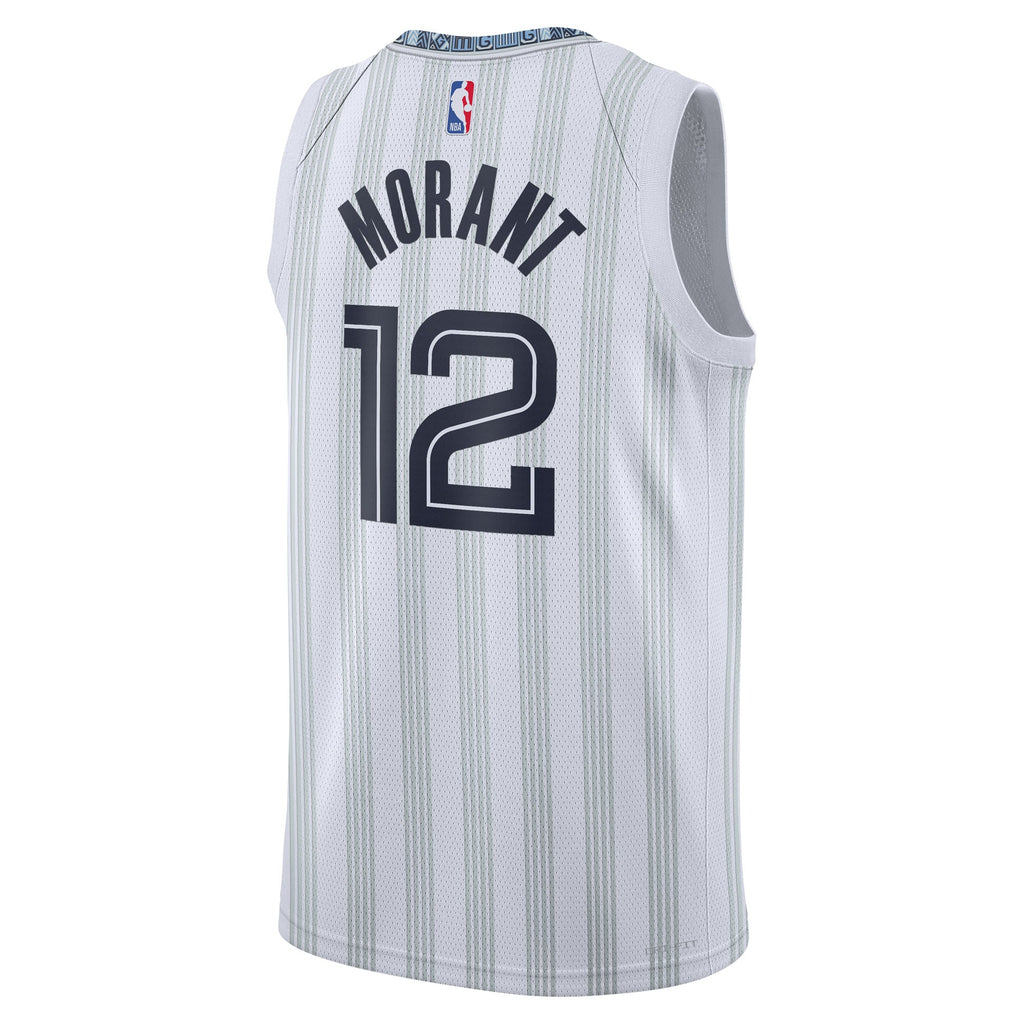 Memphis Grizzlies 2025/26 City Edition Swingman Jersey - Gray - Ja Morant - Unisex