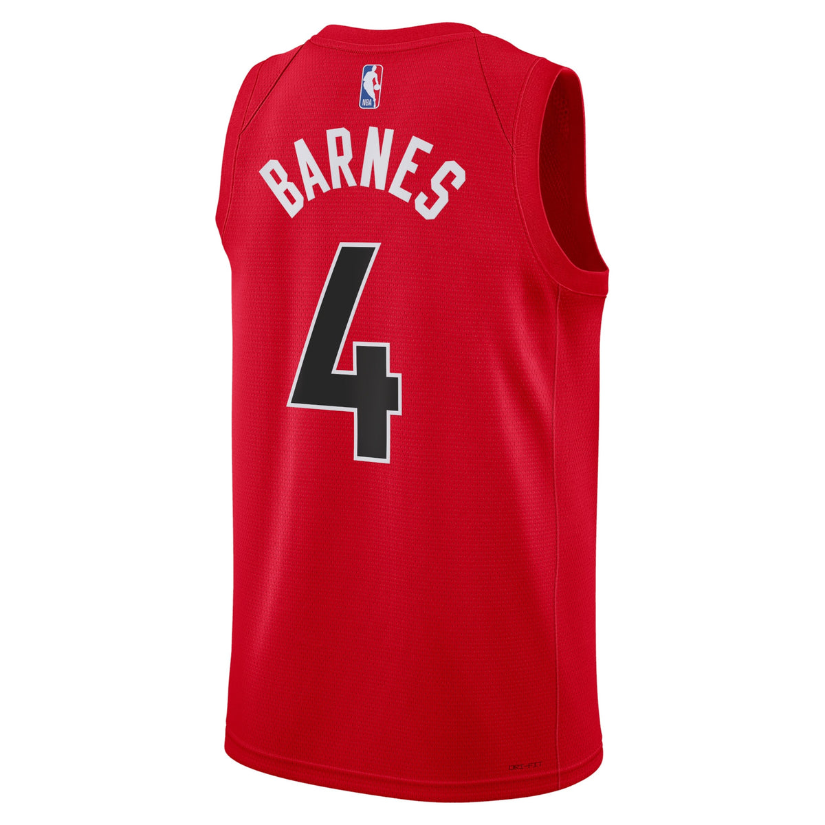 Toronto Raptors Icon Edition Swingman Jersey - Red - Scottie Barnes - Unisex