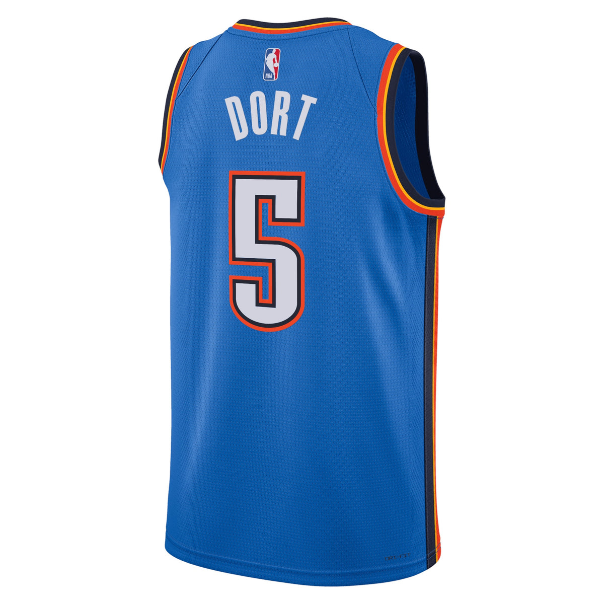 Oklahoma City Thunder Icon Edition Swingman Jersey - Blue - Luguentz Dort - Unisex