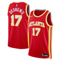 Atlanta Hawks Icon Edition Swingman Jersey - Red - Onyeka Okongwu - Unisex