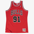 Chicago Bulls Swingman Jersey Road Dennis Rodman 1997-98