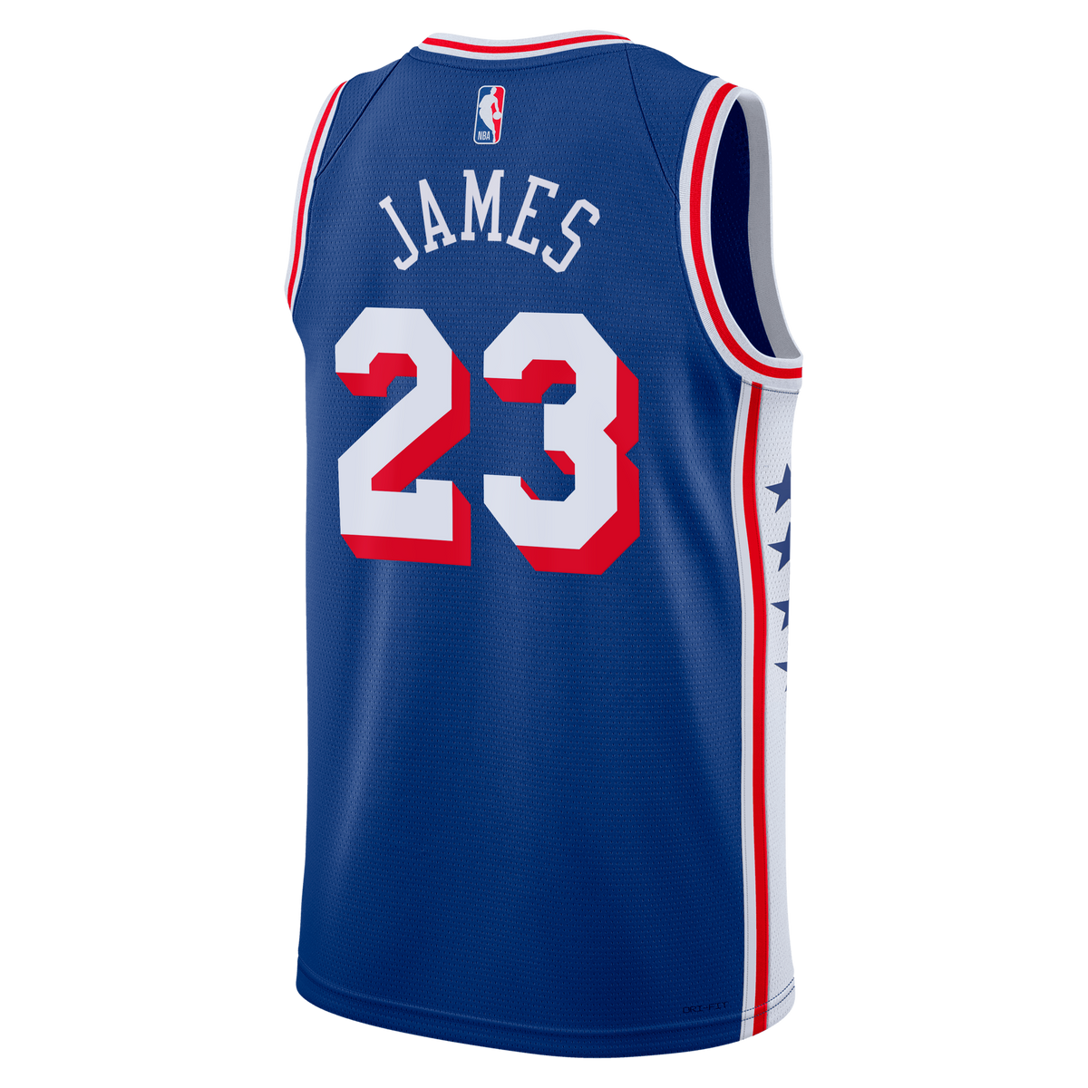 Philadelphia 76ers Icon Edition Swingman Jersey - Royal - Lebron James - Unisex