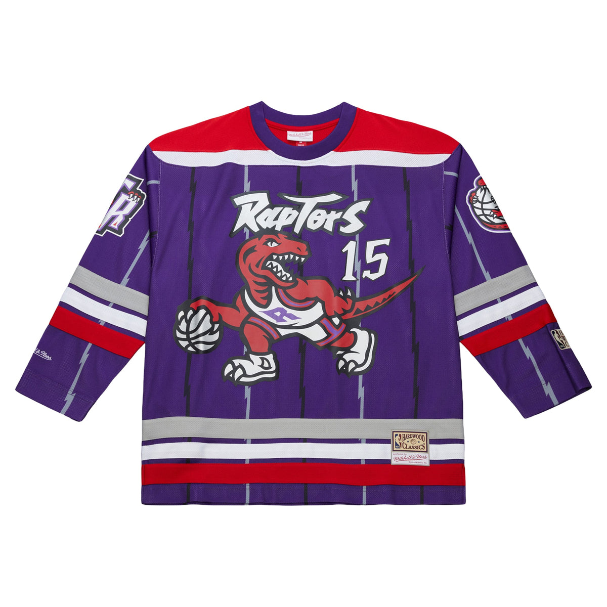 Unisex Vince Carter Purple Toronto Raptors Maxxed Out Fashion Hockey Jersey