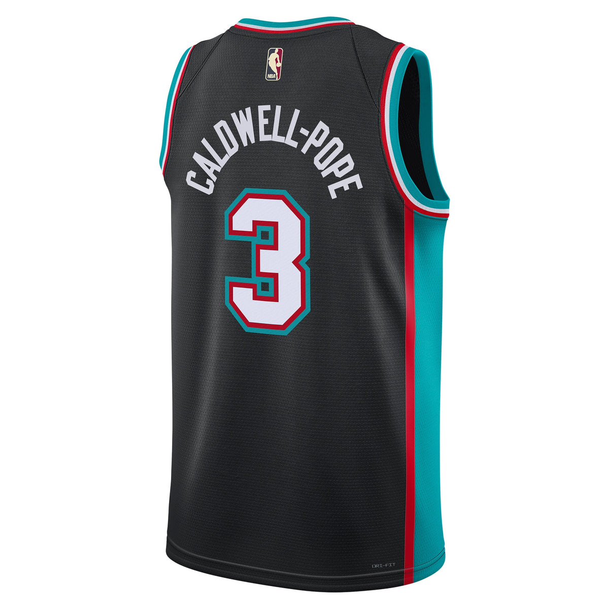 Memphis Grizzlies Classic Edition Jersey - Black - Kentavious Caldwell-Pope - Unisex