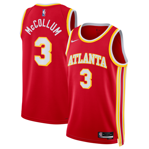 Atlanta Hawks Icon Edition Swingman Jersey - Red - CJ McCollum - Unisex