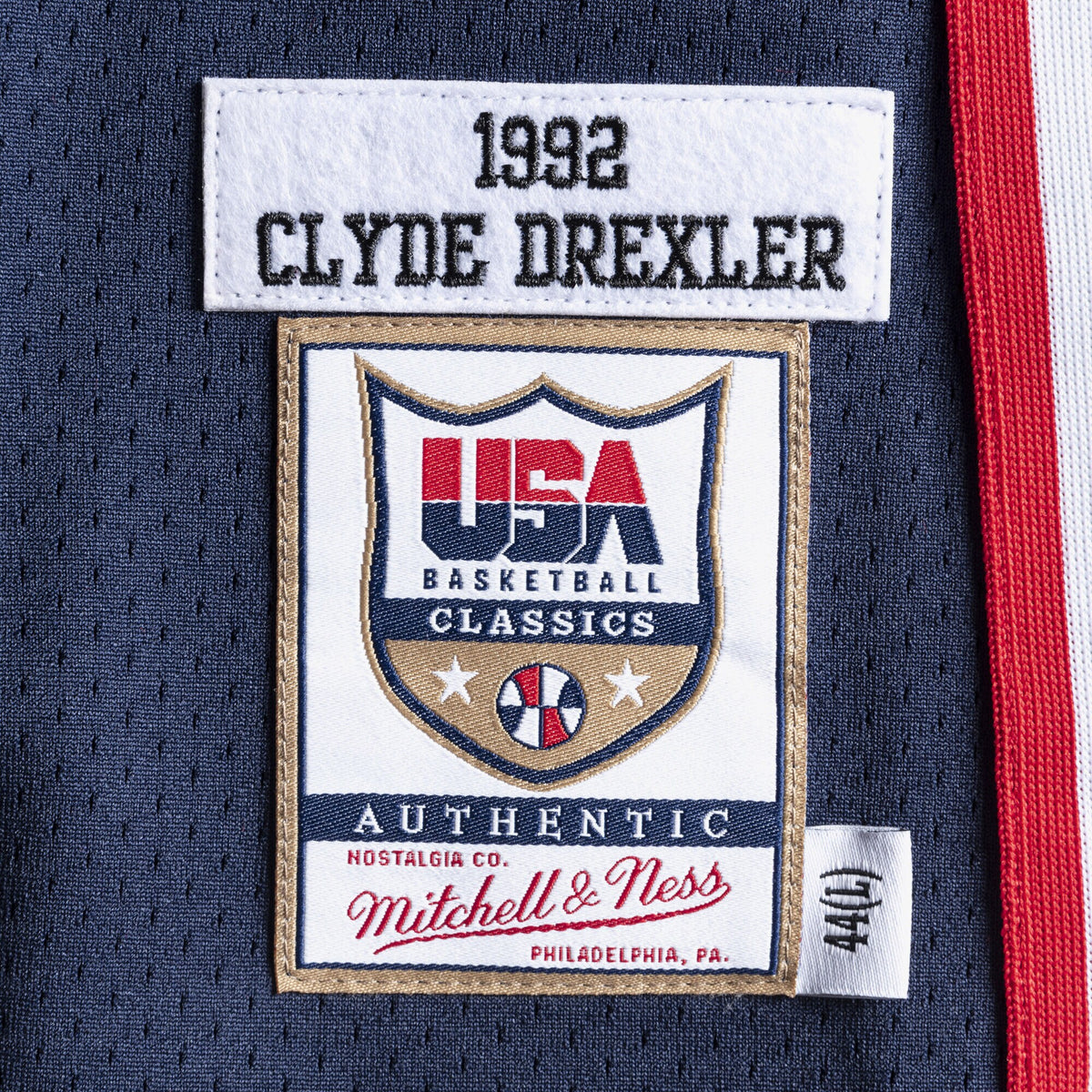 USA Basketball Authentic Jersey Clyde Drexler 1992