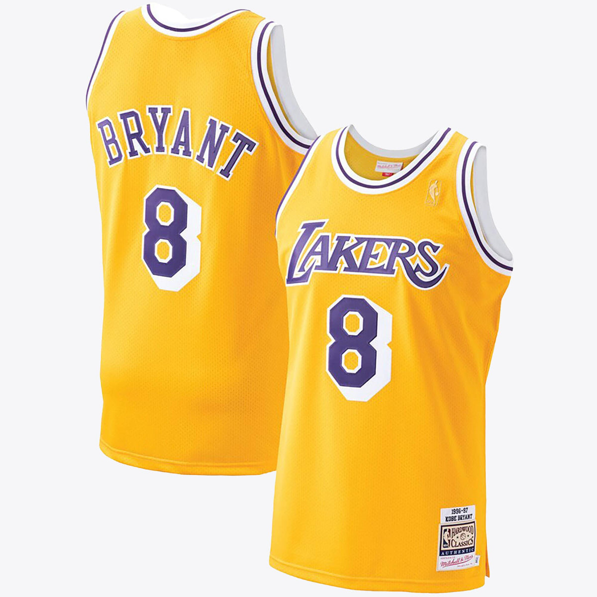Kobe Bryant Hardwood Classics 1996-97 Authentic Jersey - Gold - Mens