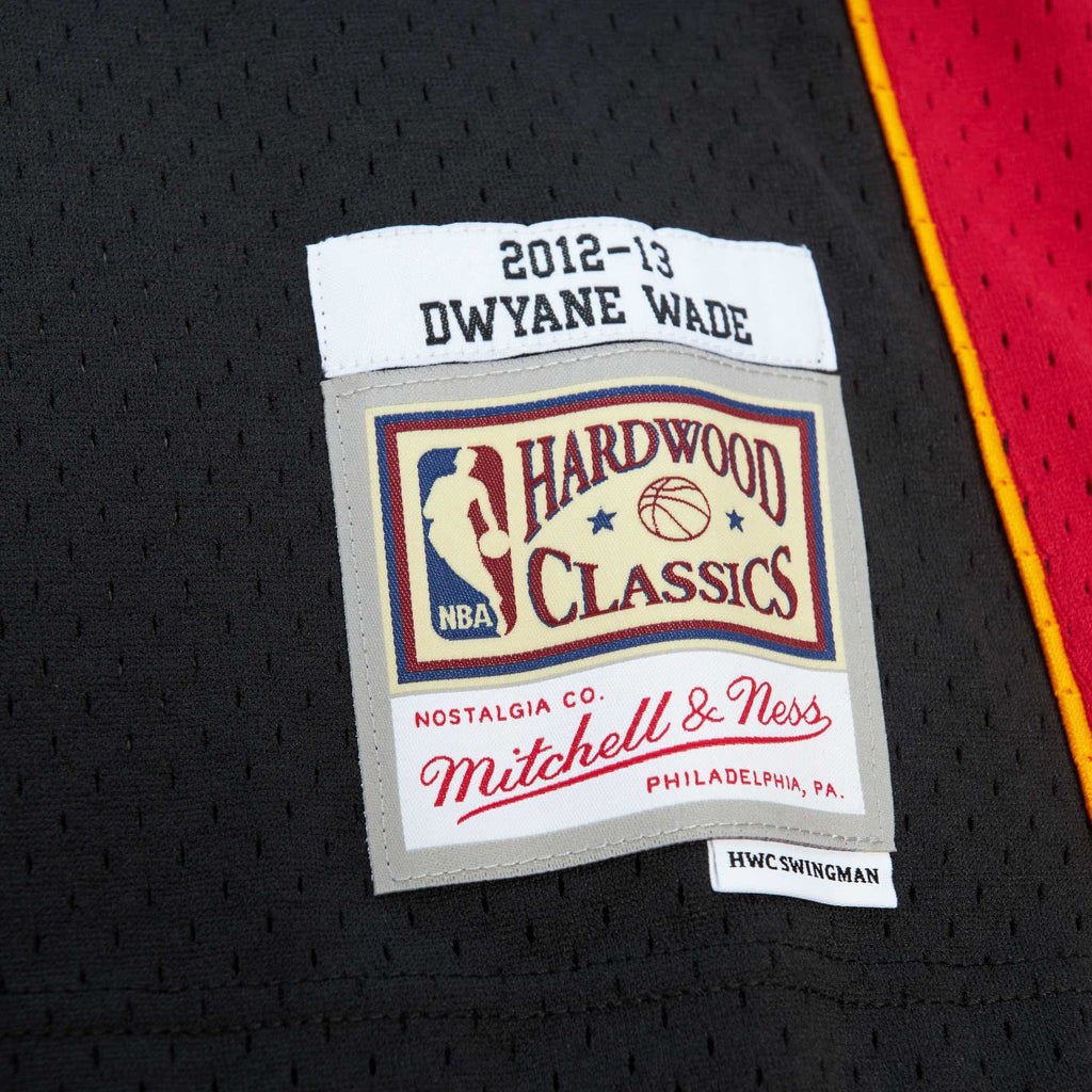 Miami Heat NBA Dwyane Wade 2012 Road Hardwood Classics Swingman Jersey