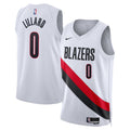 Portland Trail Blazers Replica Association Edition Swingman Jersey - White - Damian Lillard - Unisex