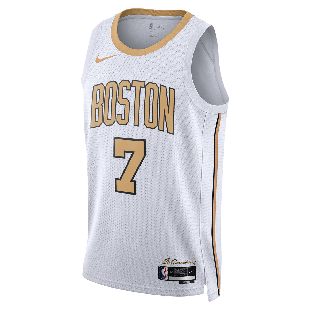 Boston Celtics 2025/26 City Edition Swingman Jersey - White - Jaylen Brown - Unisex