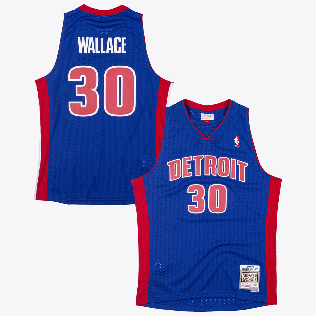 Detroit Pistons Rasheed Wallace 2003 Swingman Authentic Jersey - Royal Blue