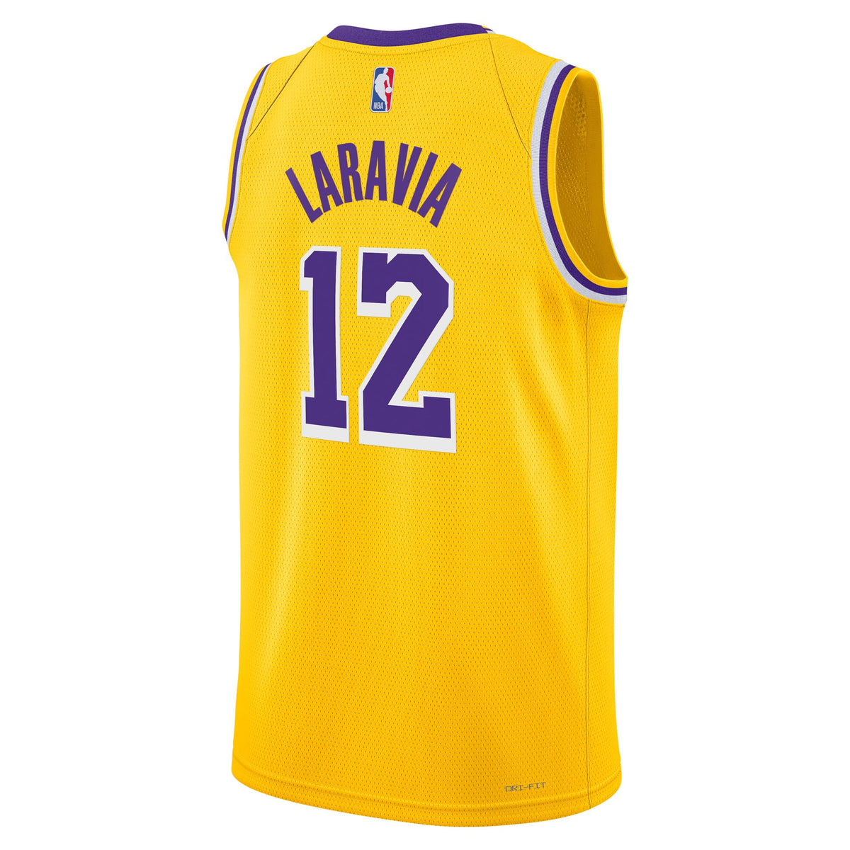 Los Angeles Lakers Icon Edition Swingman Jersey - Gold - Jake LaRavia - Unisex