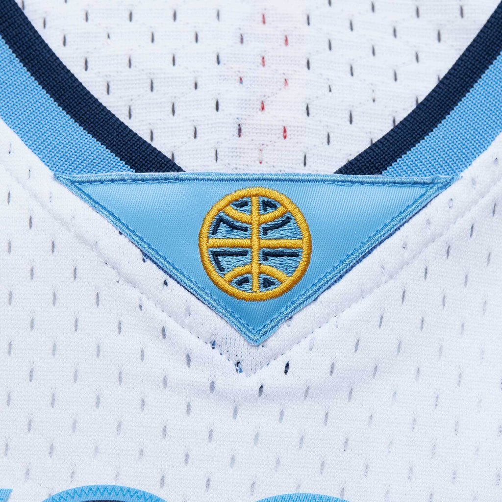 Men's Nikola Jokic White Denver Nuggets 2016/17 Throwback Swingman Jersey