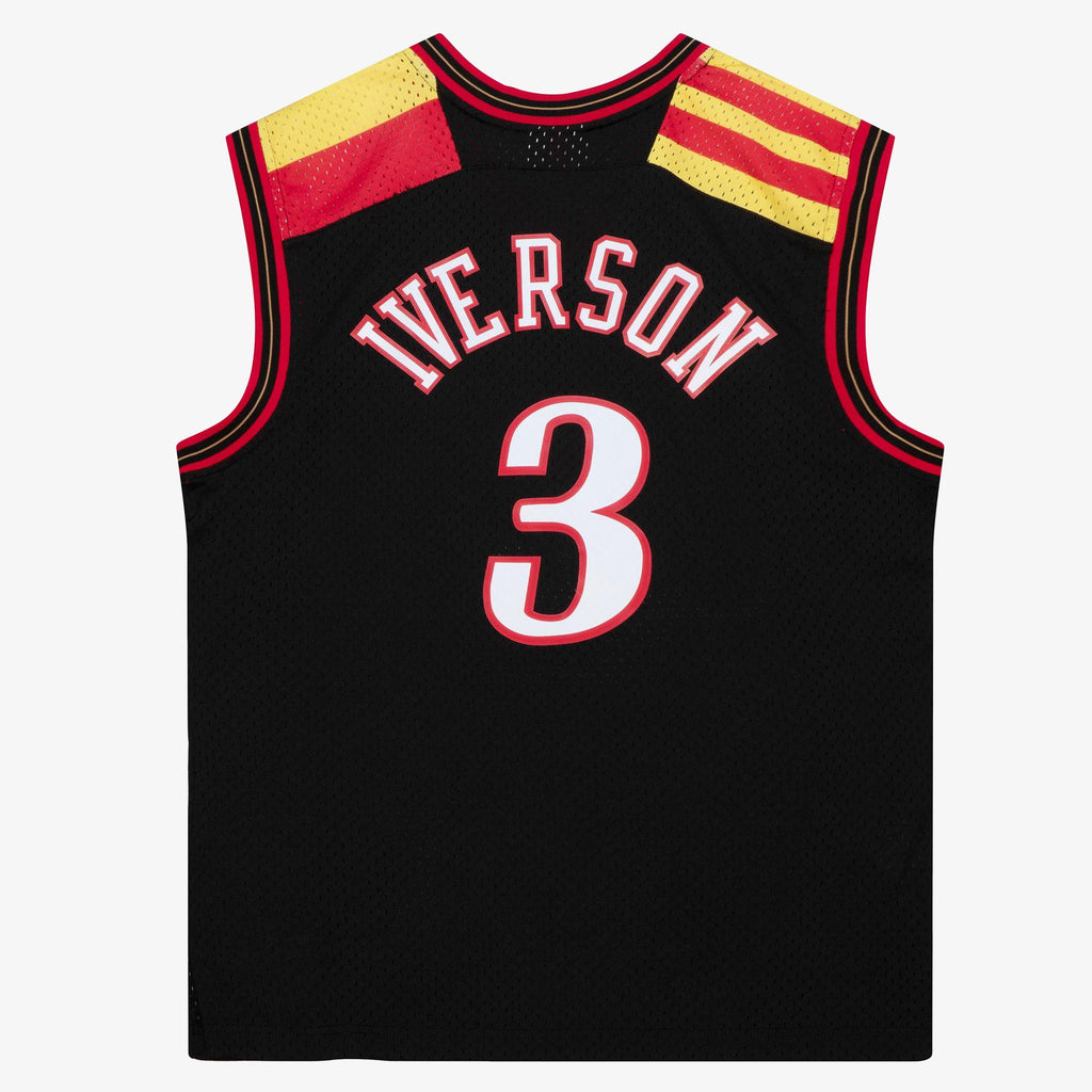 Philadelphia 76ers Allen Iverson 2006 Alternate Spain Authentic Jersey - Black
