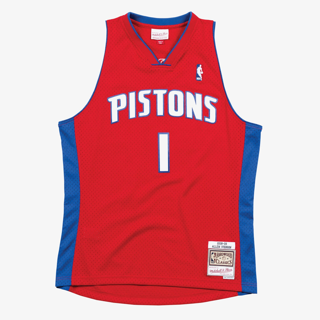 Detroit Pistons Swingman Jersey Allen Iverson 2008-09