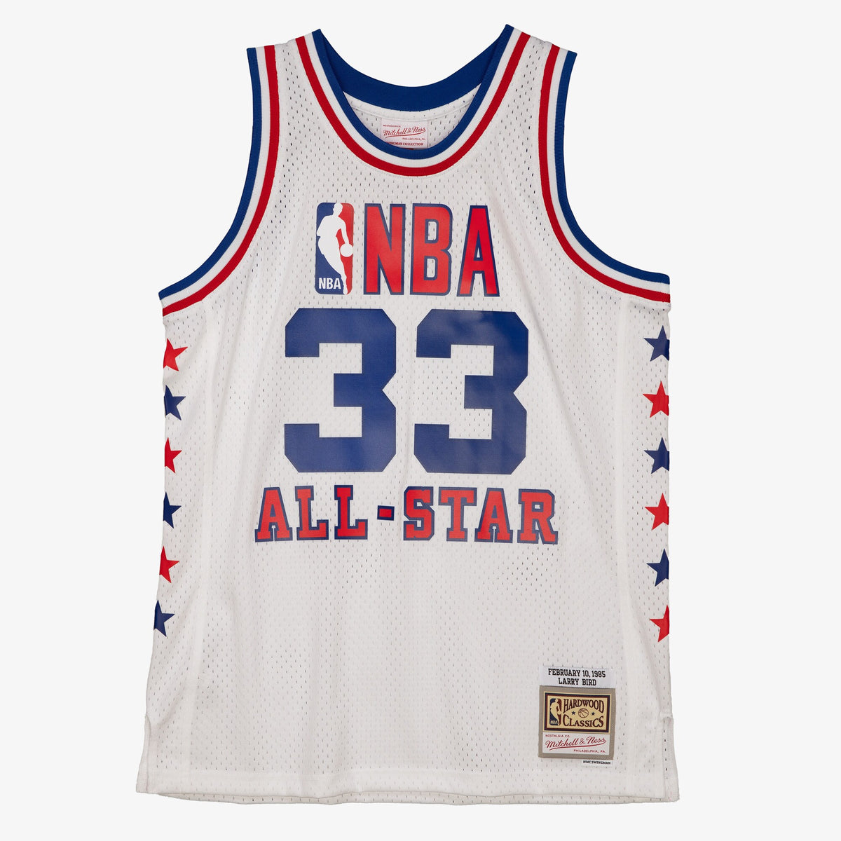 NBA Larry Bird 1985 All-Star Swingman Authentic Jersey - White