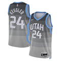 Utah Jazz 2025/26 City Edition Swingman Jersey - Gray - Walker Kessler - Unisex