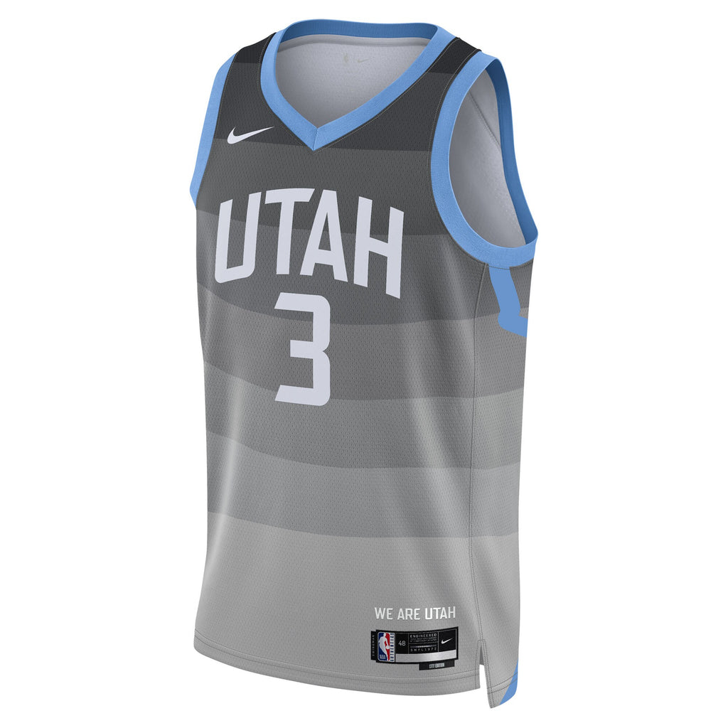 Utah Jazz 2025/26 City Edition Swingman Jersey - Gray - Keyonte George - Unisex